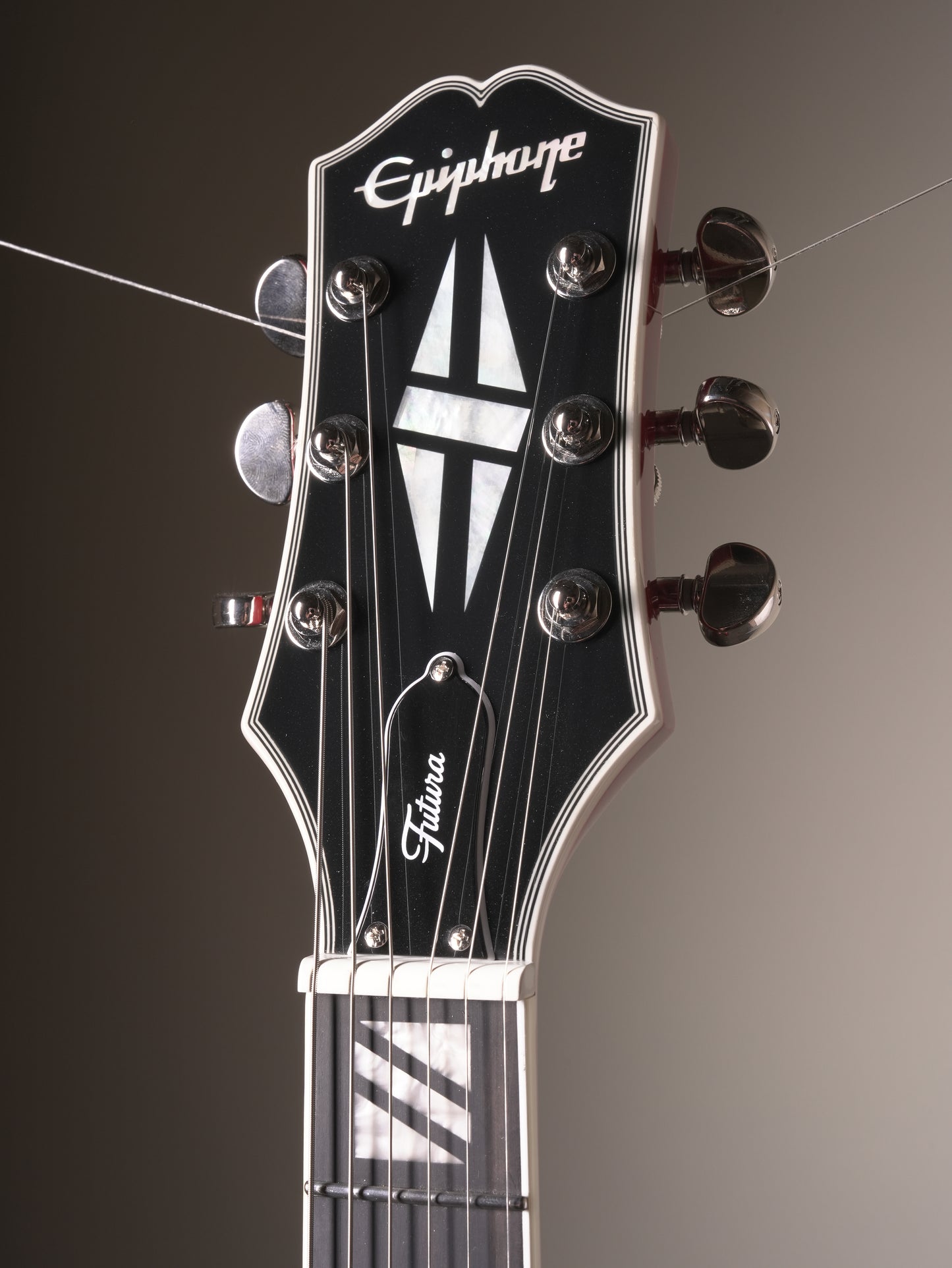 Epiphone Futura Les Paul Custom Electric Guitar - Rally Red, incl. gig bag