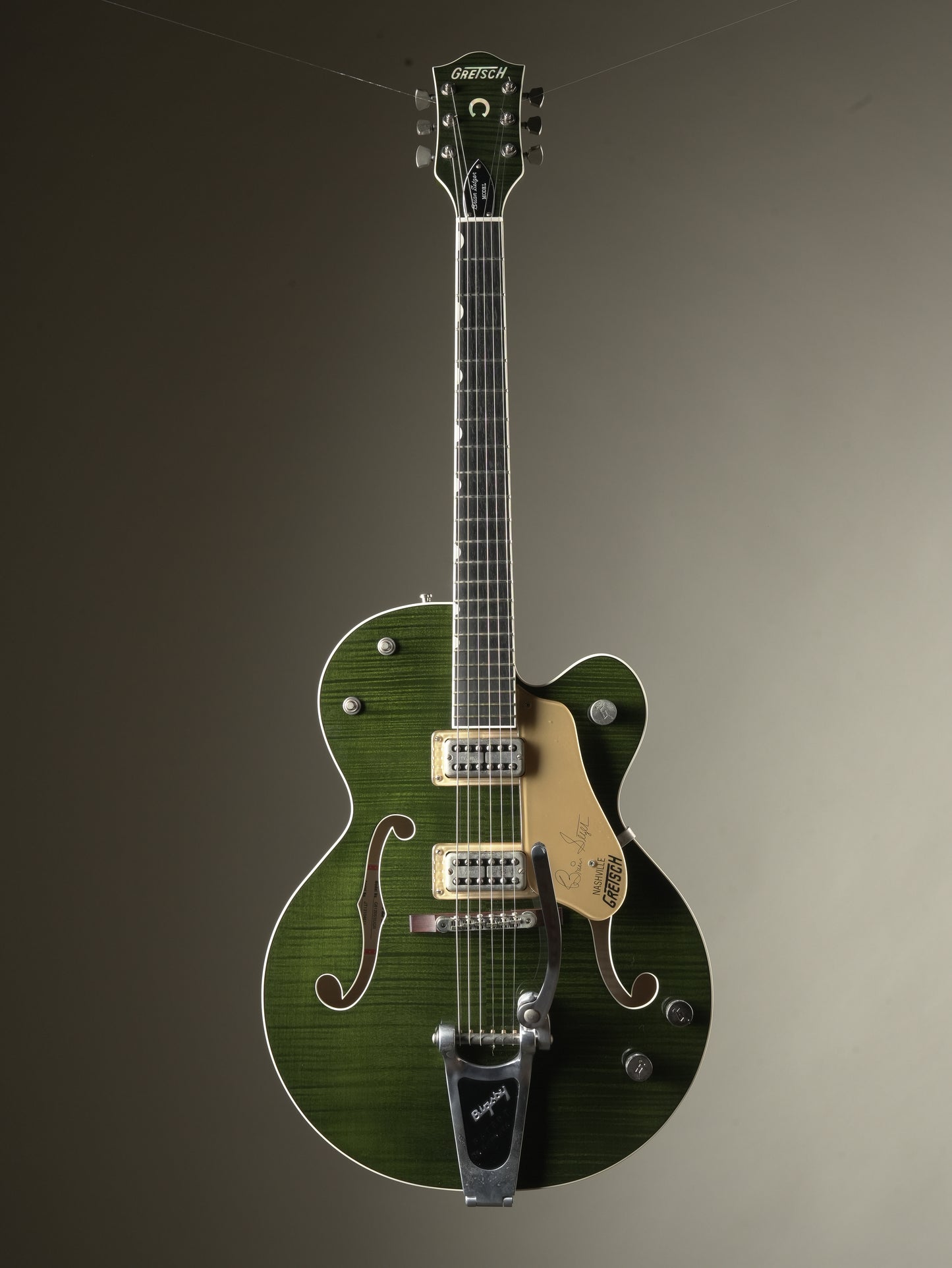 Gretsch Brian Setzer 6120 - Urethane Green, incl. OHSC