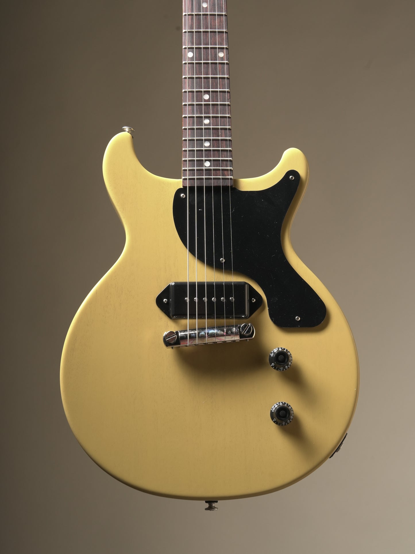 Gibson Les Paul Junior Double Cutaway electric guitar - TV Yellow, incl. OHSC