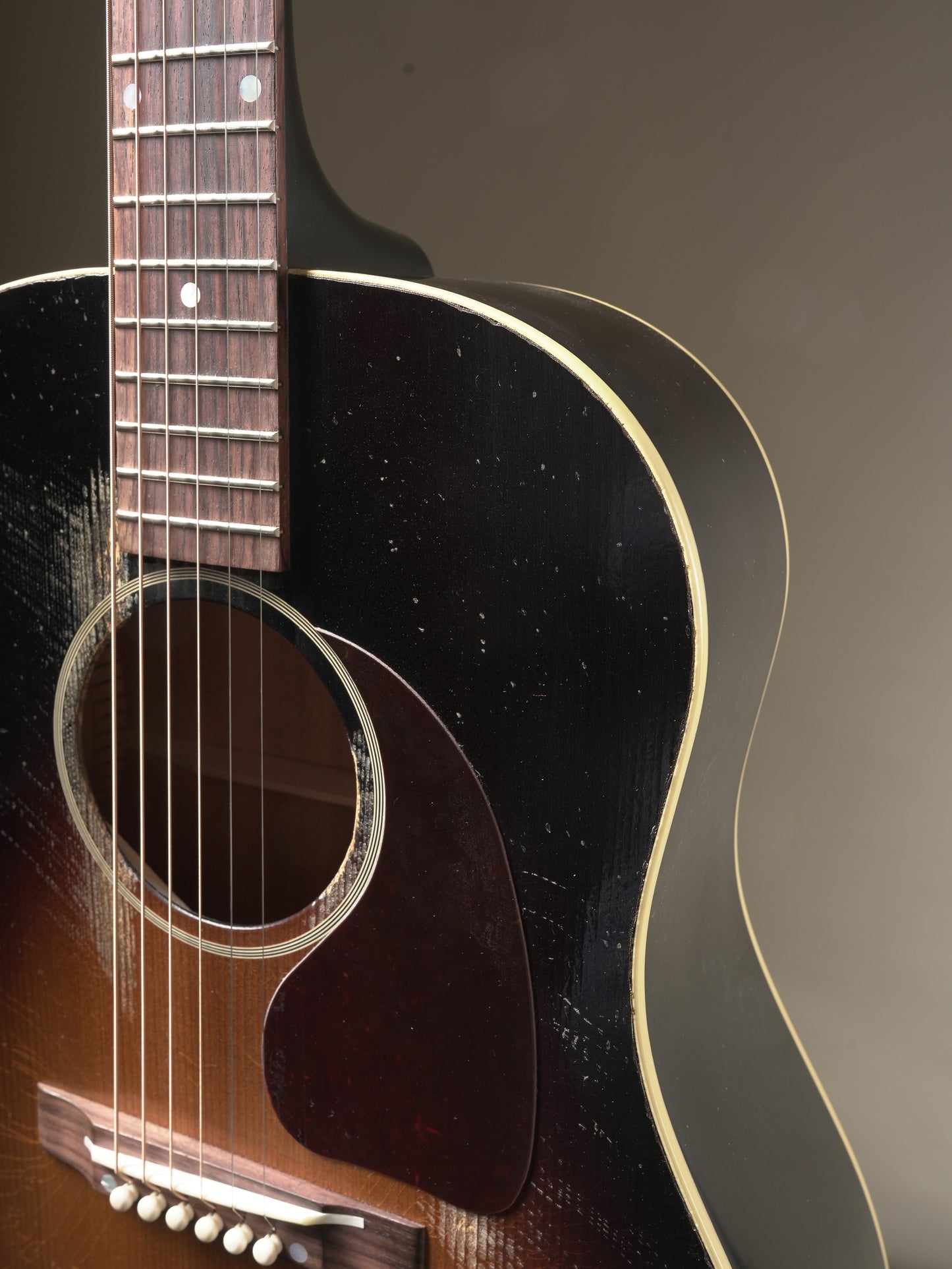 Gibson Custom Shop Historic 1942 Banner J45 Heavy Aged acoustic guitar - Vintage Sunburst, incl. OHSC