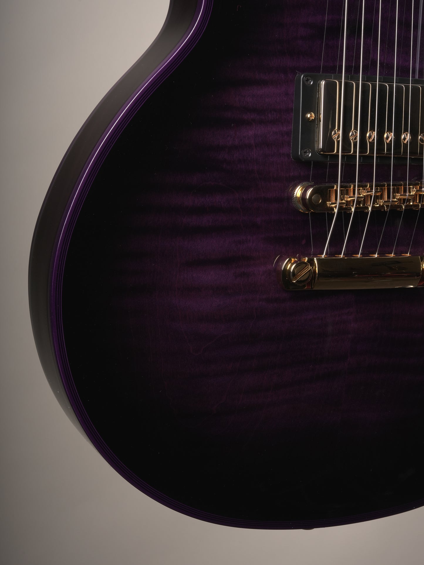 Gibson Custom Shop "Dealer Select" Les Paul Custom Electric Guitar - Purple Widow Burst incl. OHSC