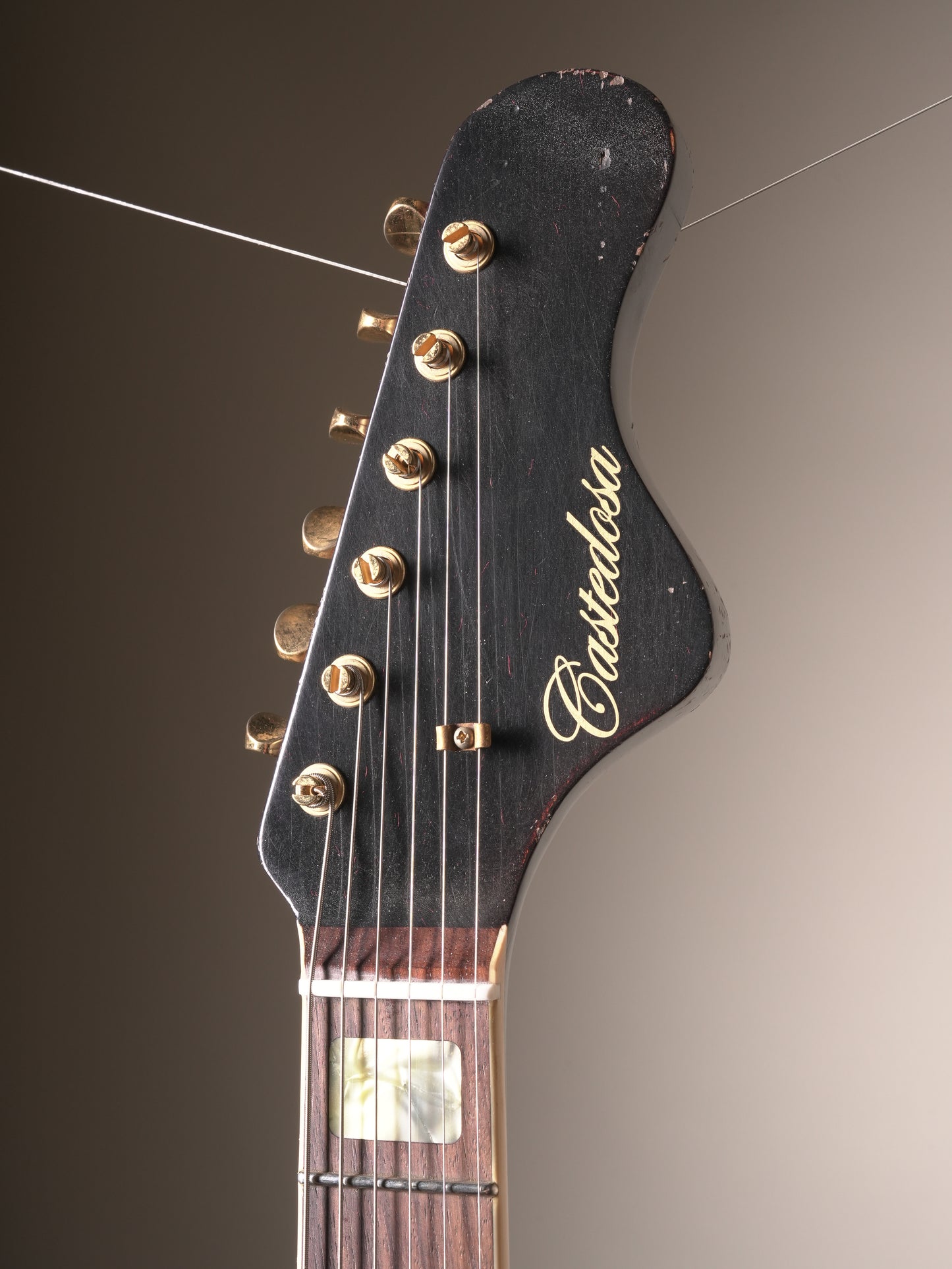 Castedosa Marianna Semi Hollow Electric Guitar - Rosewood, incl. OHSC