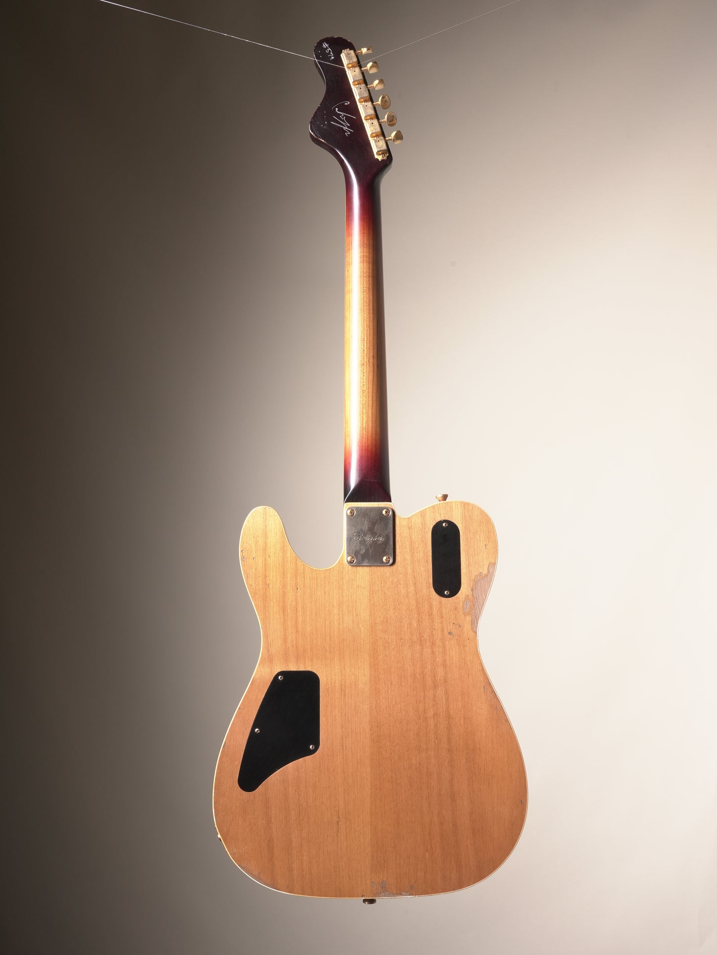 Castedosa Marianna Semi Hollow Electric Guitar - Rosewood, incl. OHSC