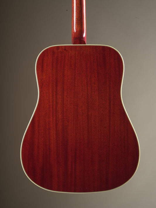 Epiphone "Inspired by Gibson Custom" 1960 Hummingbird Reissue acoustic electric guitar - Cherry Sunburst incl. OHSC
