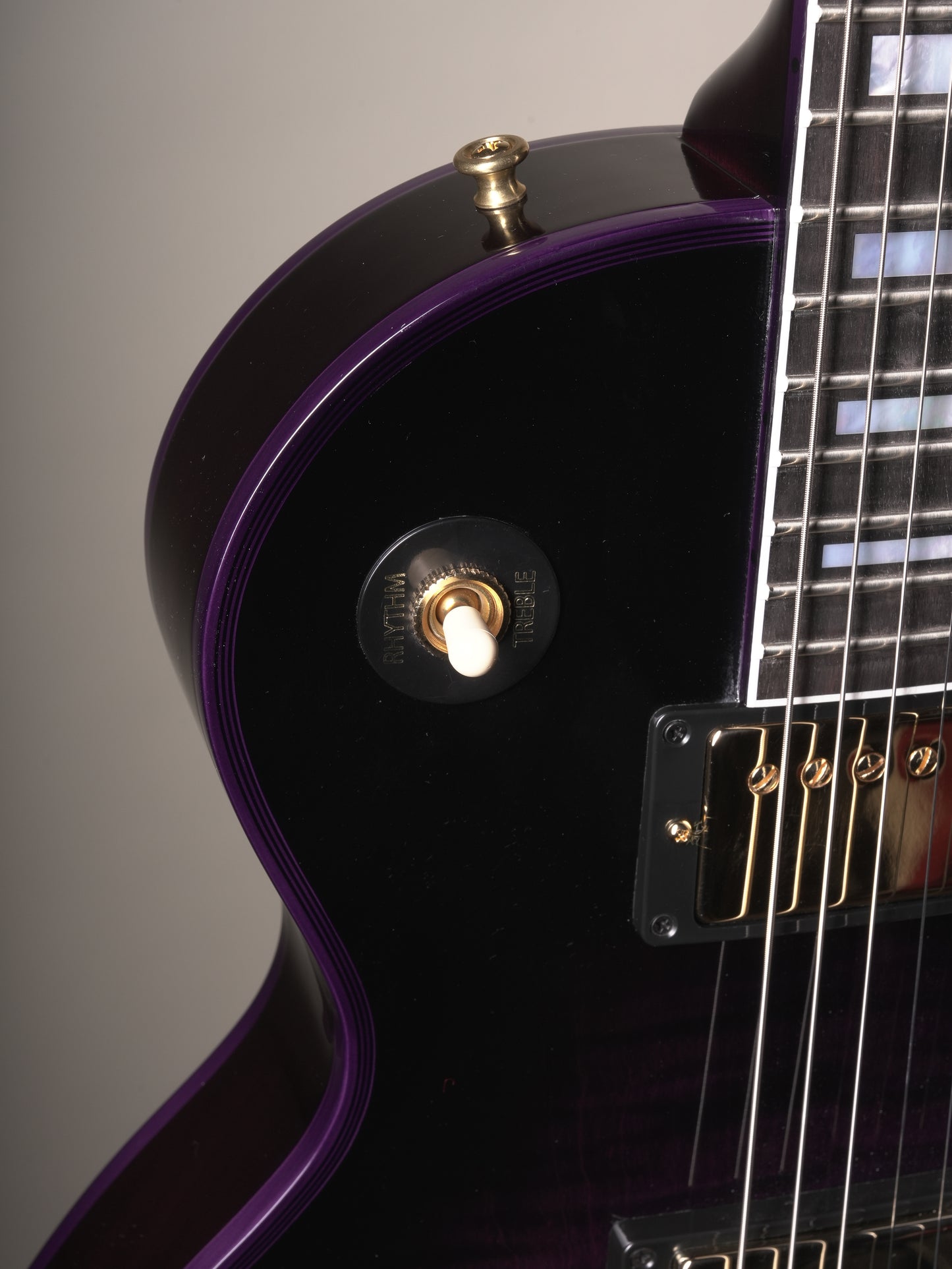 Gibson Custom Shop "Dealer Select" Les Paul Custom Electric Guitar - Purple Widow Burst incl. OHSC