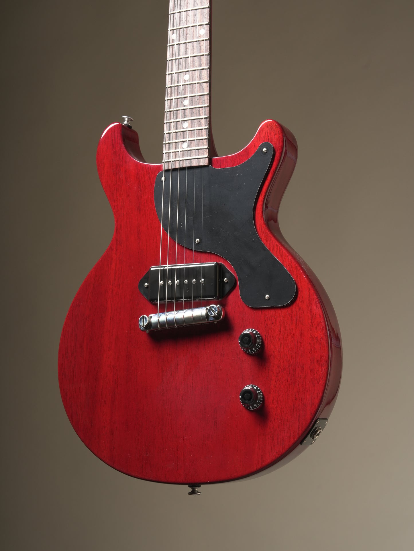 Gibson Les Paul Junior Double Cutaway electric guitar - Vintage Cherry, incl. OHSC