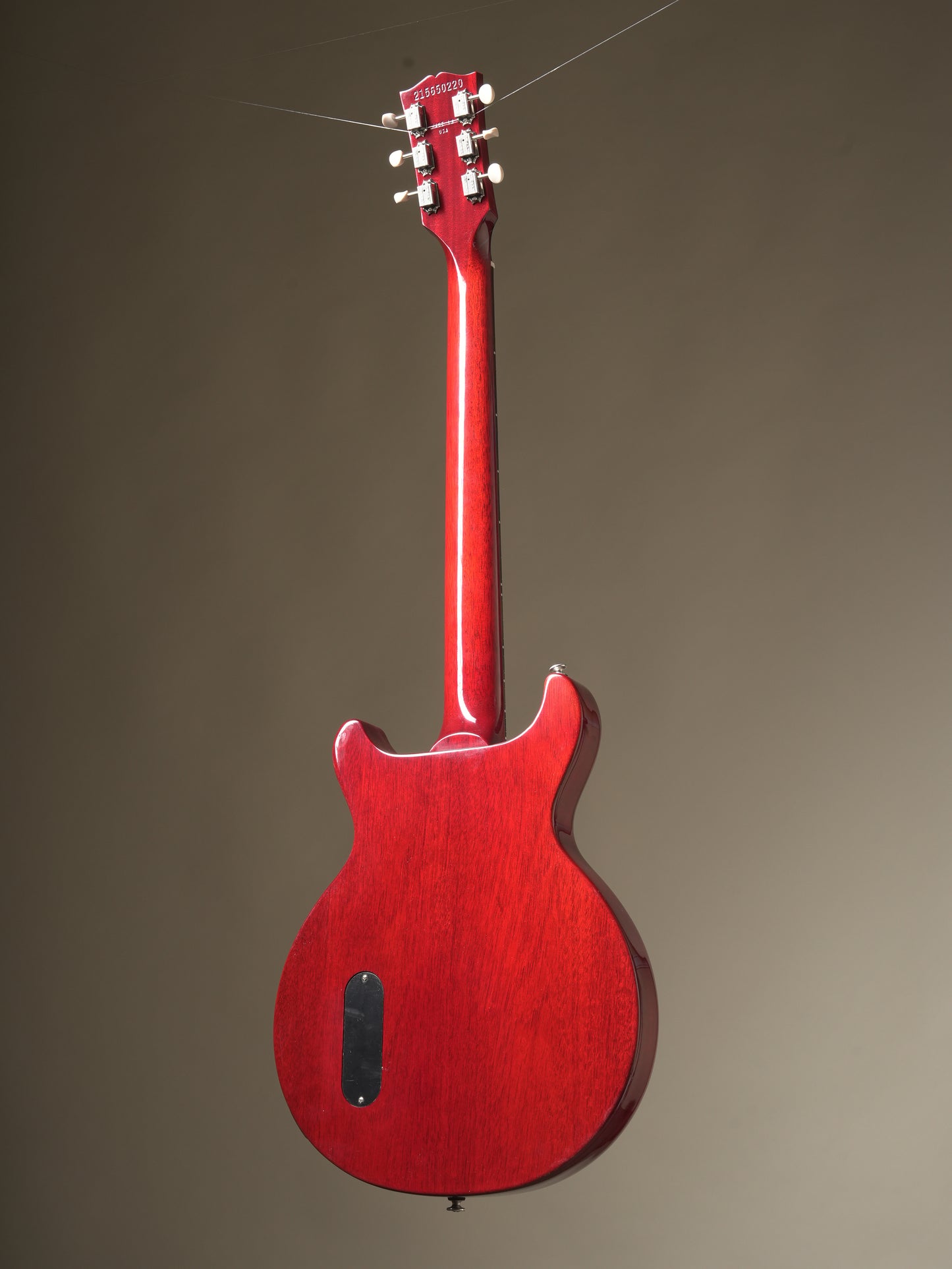 Gibson Les Paul Junior Double Cutaway electric guitar - Vintage Cherry, incl. OHSC