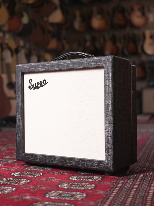 Supro Amulet 15w 1x12" Tube Guitar Amp Combo - Black Scandia