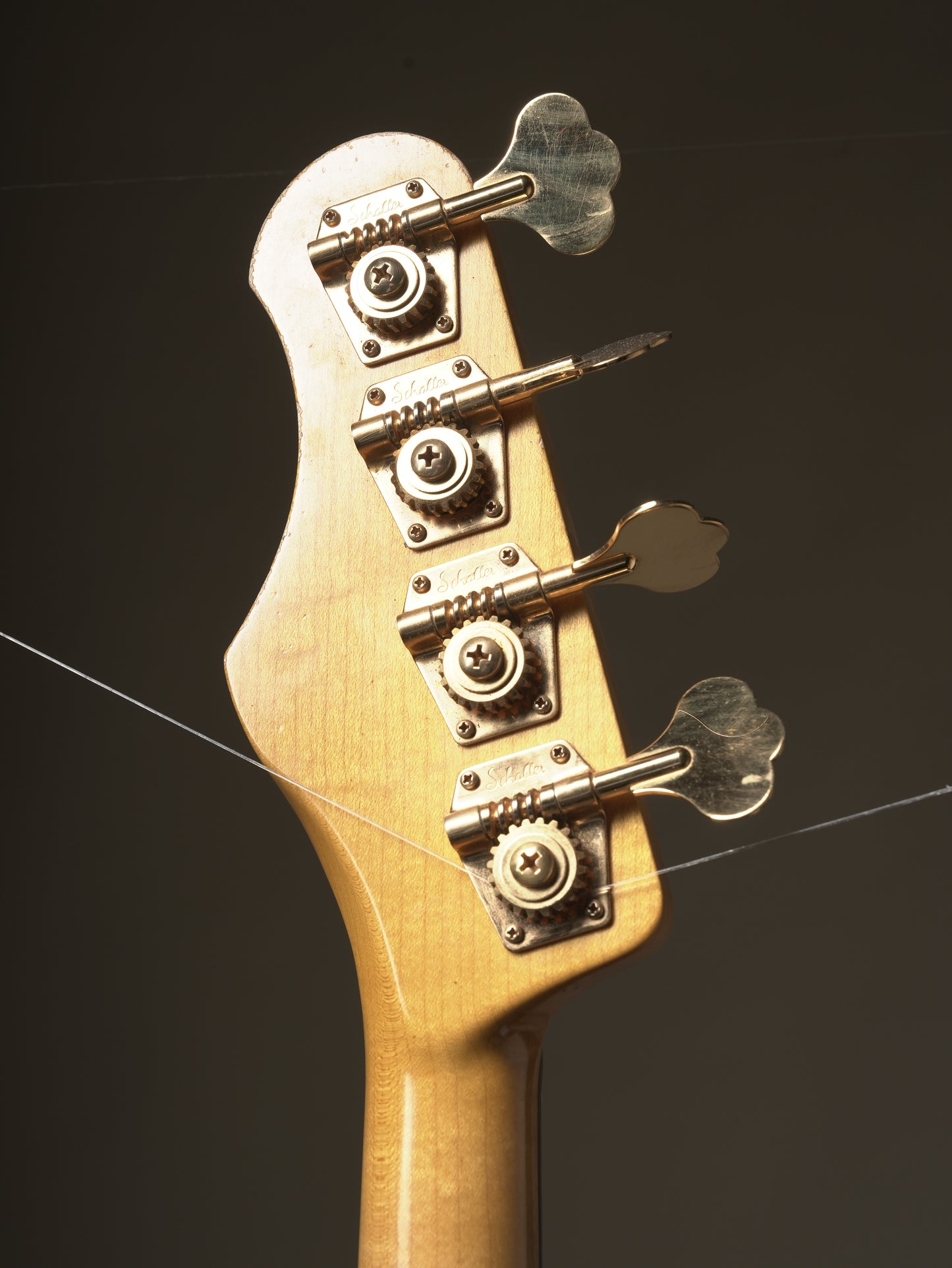 Shabat Panther electric bass - Aged British Racing Green over Sunburst, incl. OHSC