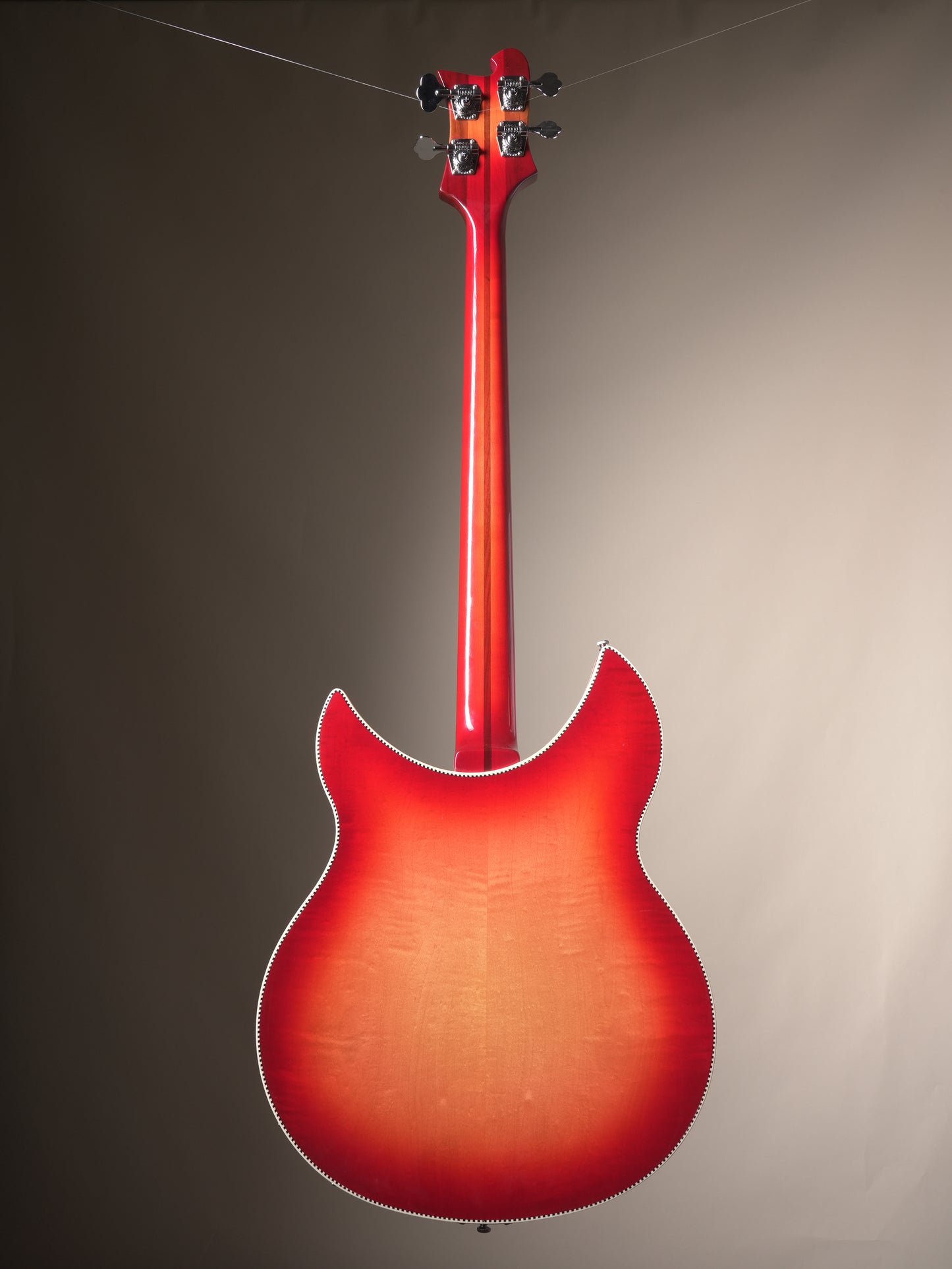 Rickenbacker (2021) 4005xc Semi-Hollow Bass - Amber fireglo, incl. OHSC