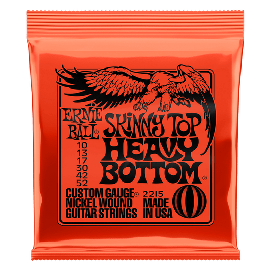 Ernie Ball 2215 Skinny Top Heavy Bottom Slinky Nickel Wound Electric Guitar Strings - .010-.052 2215