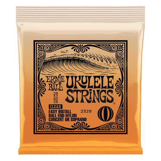Ernie Ball 2329 Concert/Soprano Nylon Ball End Ukulele Strings - Clear