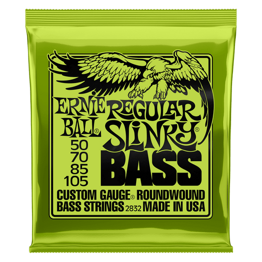 Ernie Ball Regular Slinky Nickel Wound Electric Bass Strings 50-105 - 2832