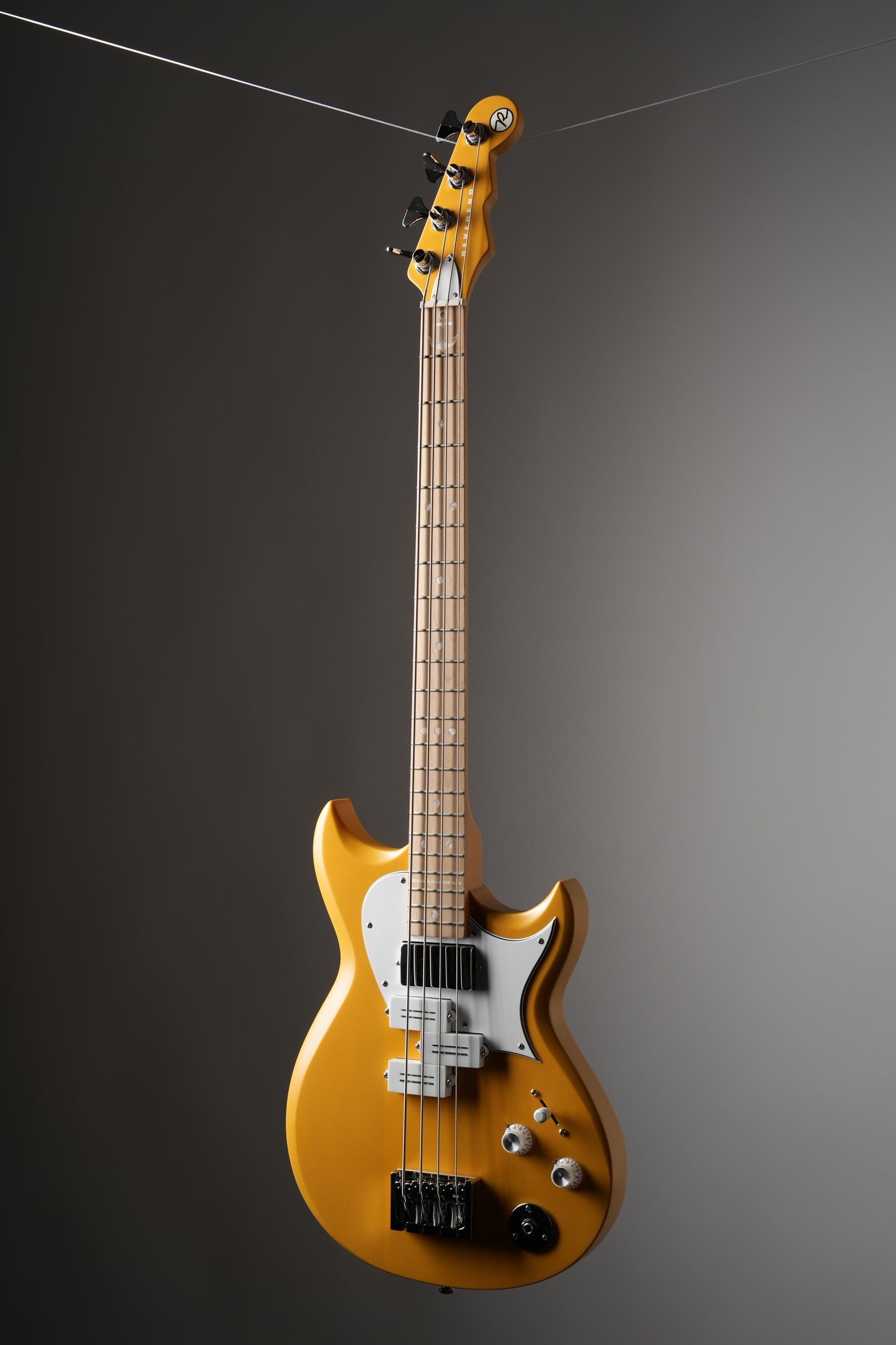 Reverend Mike Wattplower 2 Electric Bass - Yellow, w/ OHSC