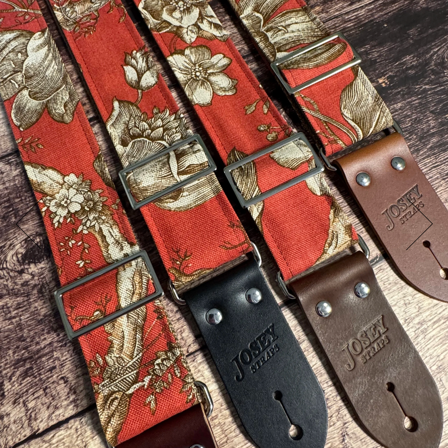 Josey Straps “Scarlet Grove” Guitar Strap