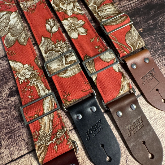 Josey Straps “Scarlet Grove” Guitar Strap