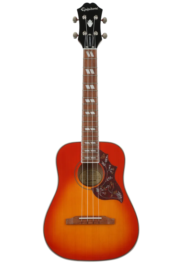 Epiphone Hummingbird Studio Tenor Ukulele - Faded Cherry Sunburst incl. gig bag