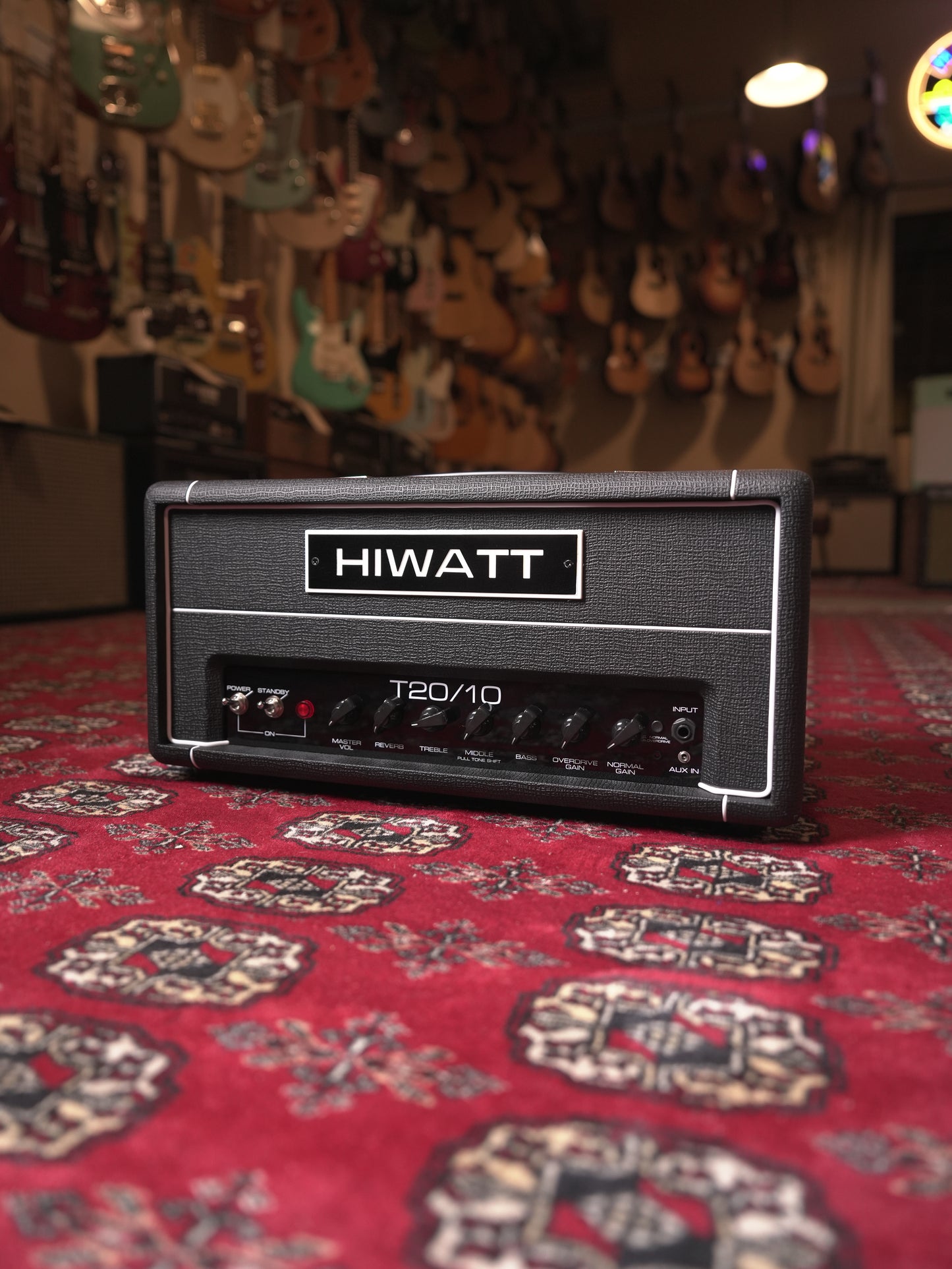 Hiwatt T20/10 20-10w Tube Guitar Amplifier Head -Black Tolex