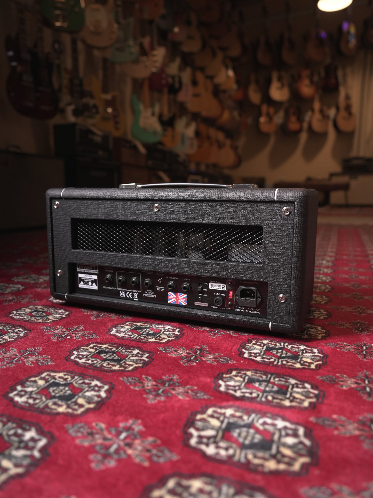 Hiwatt T20/10 20-10w Tube Guitar Amplifier Head -Black Tolex