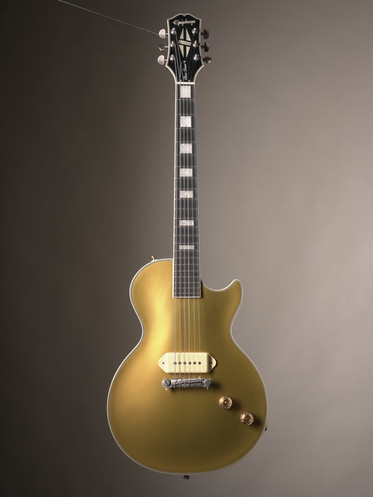 Epiphone Jared James Nichols signed "Gold Glory" Les Paul Electric Guitar - Goldtop w/ Original Soft Case
