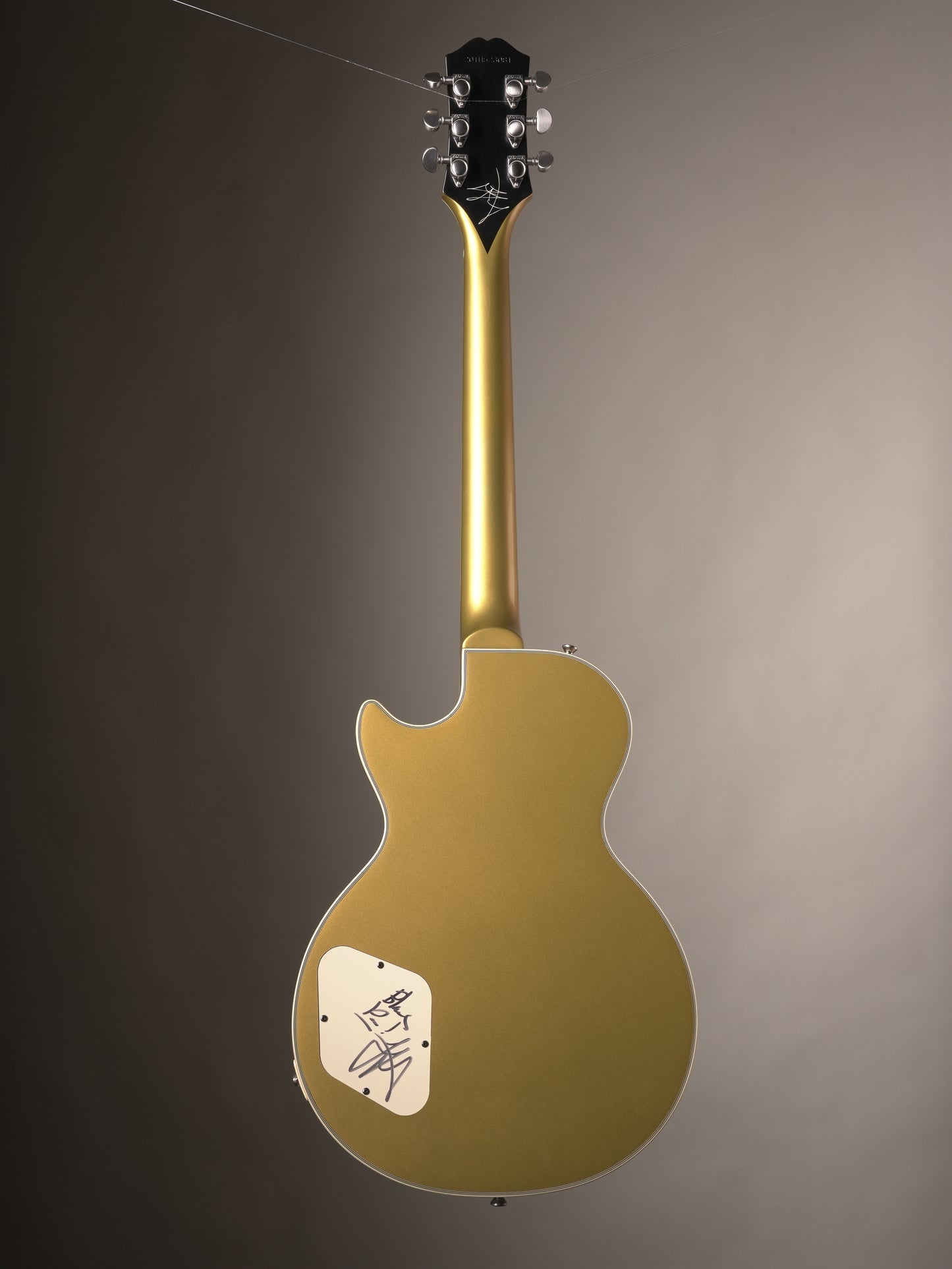 Epiphone Jared James Nichols signed "Gold Glory" Les Paul Electric Guitar - Goldtop w/ Original Soft Case