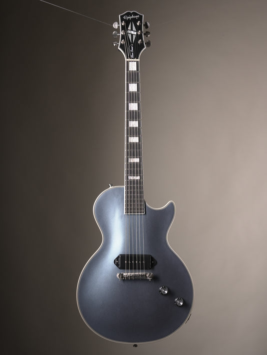 Epiphone Jared James Nichols signed "Blues Power" Les Paul Electric Guitar - Pelham Blue, w/ Original Soft Case