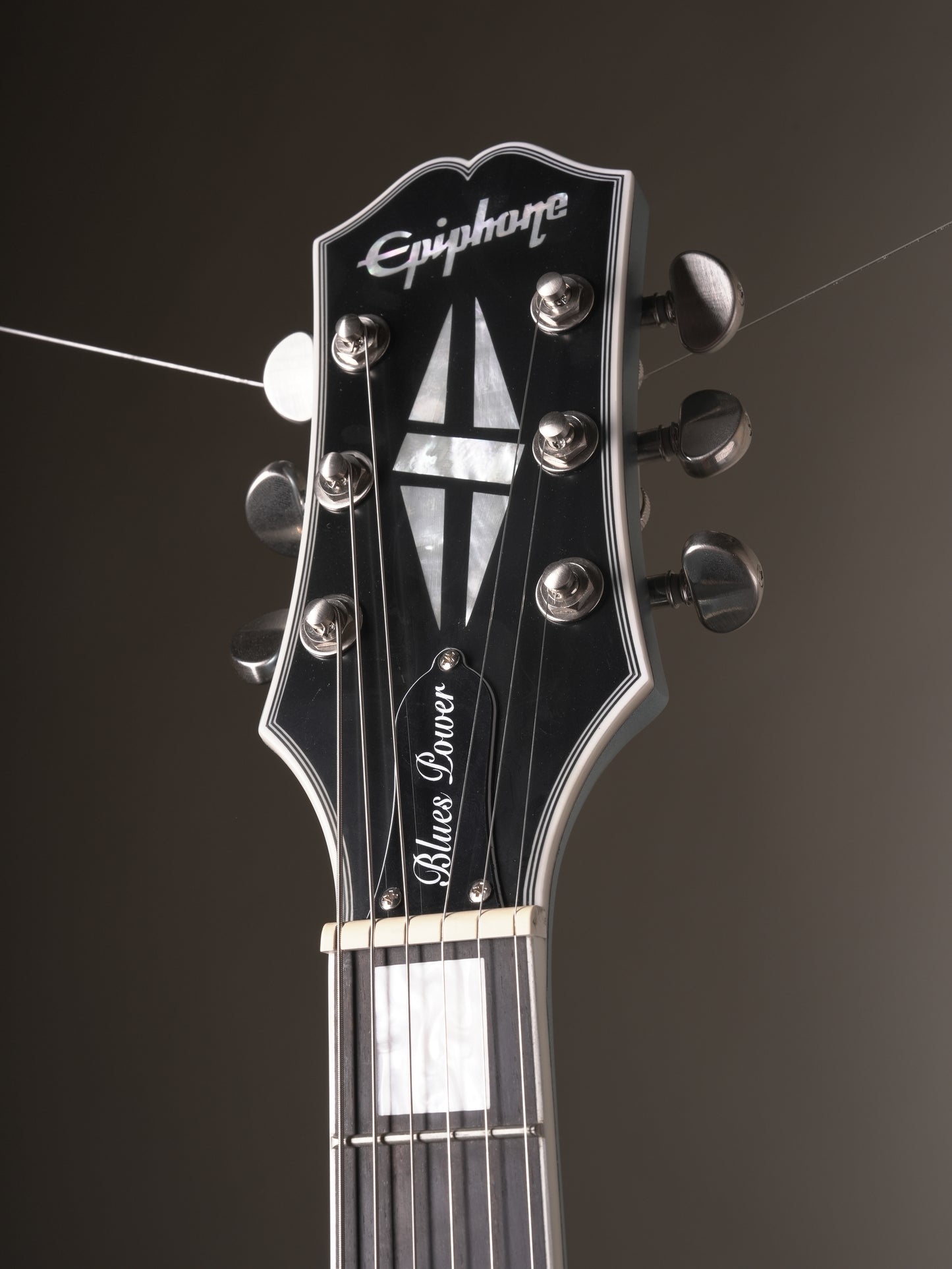 Epiphone Jared James Nichols signed "Blues Power" Les Paul Electric Guitar - Pelham Blue, w/ Original Soft Case