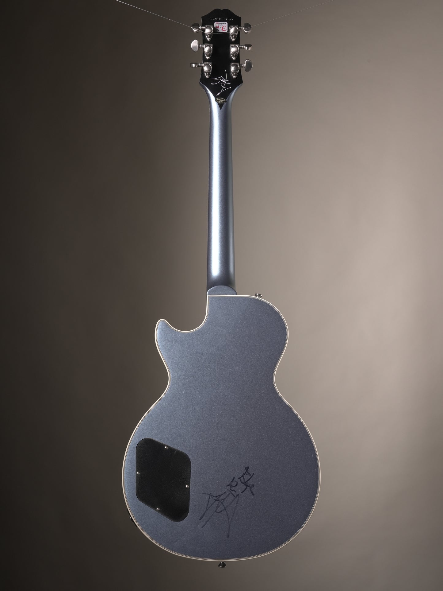 Epiphone Jared James Nichols signed "Blues Power" Les Paul Electric Guitar - Pelham Blue, w/ Original Soft Case