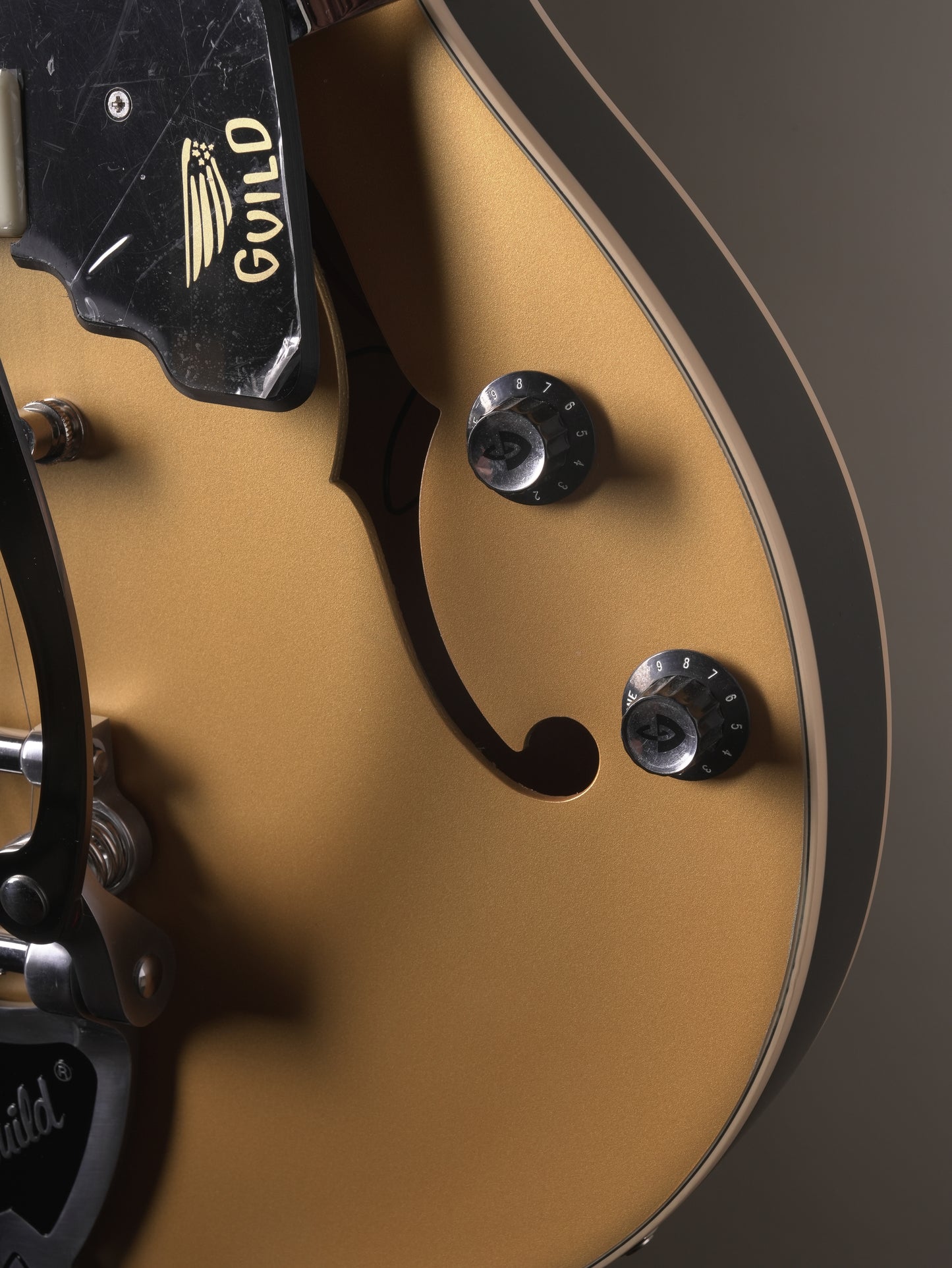 Guild Starfire I Jet 90 Semi-hollow Electric Guitar - Satin Gold