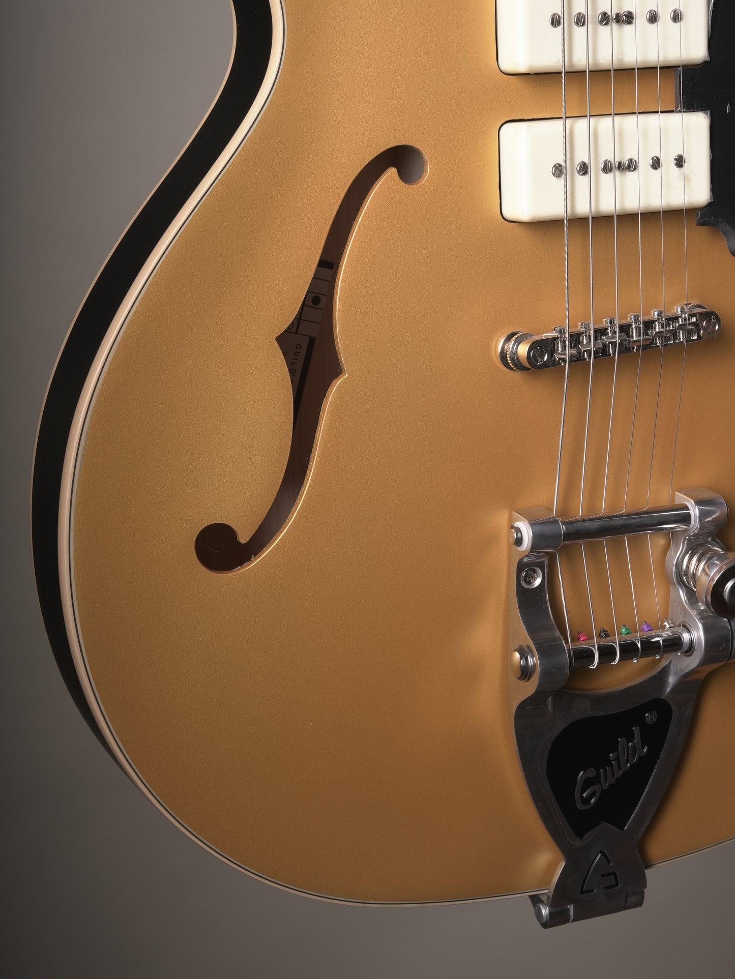 Guild Starfire I Jet 90 Semi-hollow Electric Guitar - Satin Gold