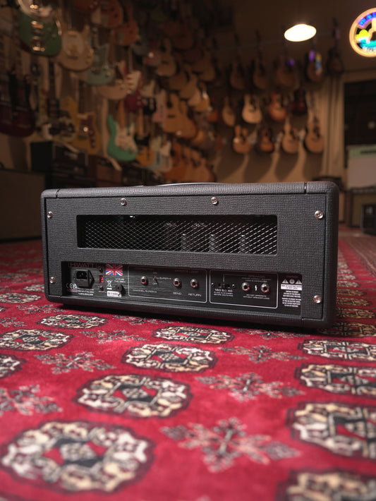 Hiwatt Super-HI 33w Guitar Amplifier Head - Black Tolex