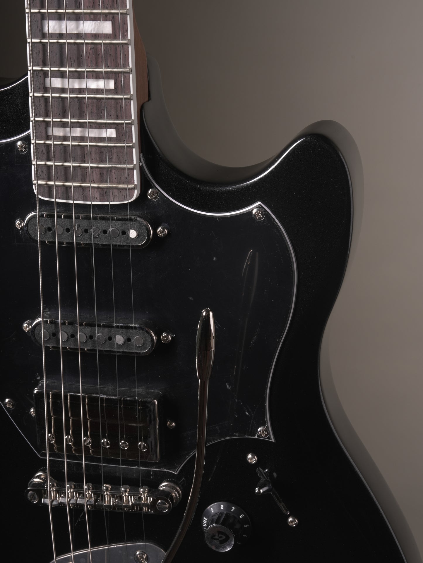 Guild Surfliner Deluxe Electric Guitar - Black Sparkle