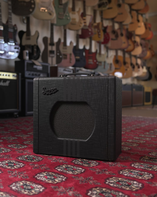 Supro (2024) Delta King 10 5w 1x10" Combo Tube Guitar Amp - Black on Black