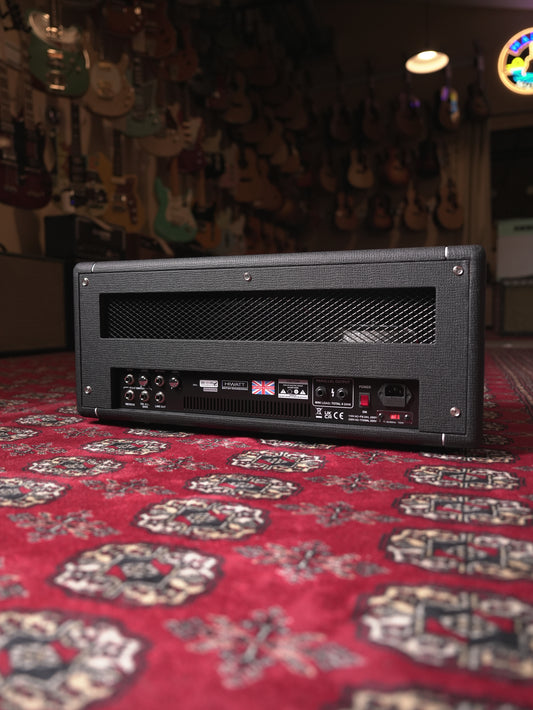Hiwatt Super Leeds 300R Head 350w Guitar Amplifier - Black Tolex