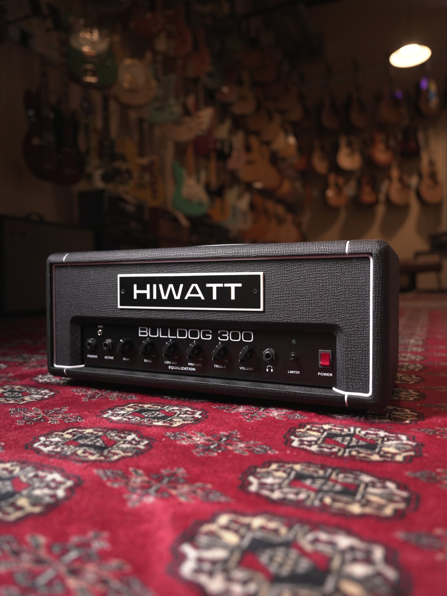 Hiwatt Bulldog 300 Bass Amplifier 300w Head - Black Tolex