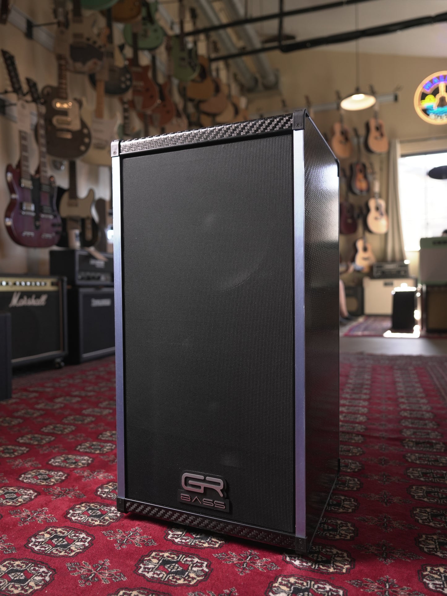 GR Bass AT212 Slim+ 2x12" Bass Amp Cabinet - Carbon Fiber