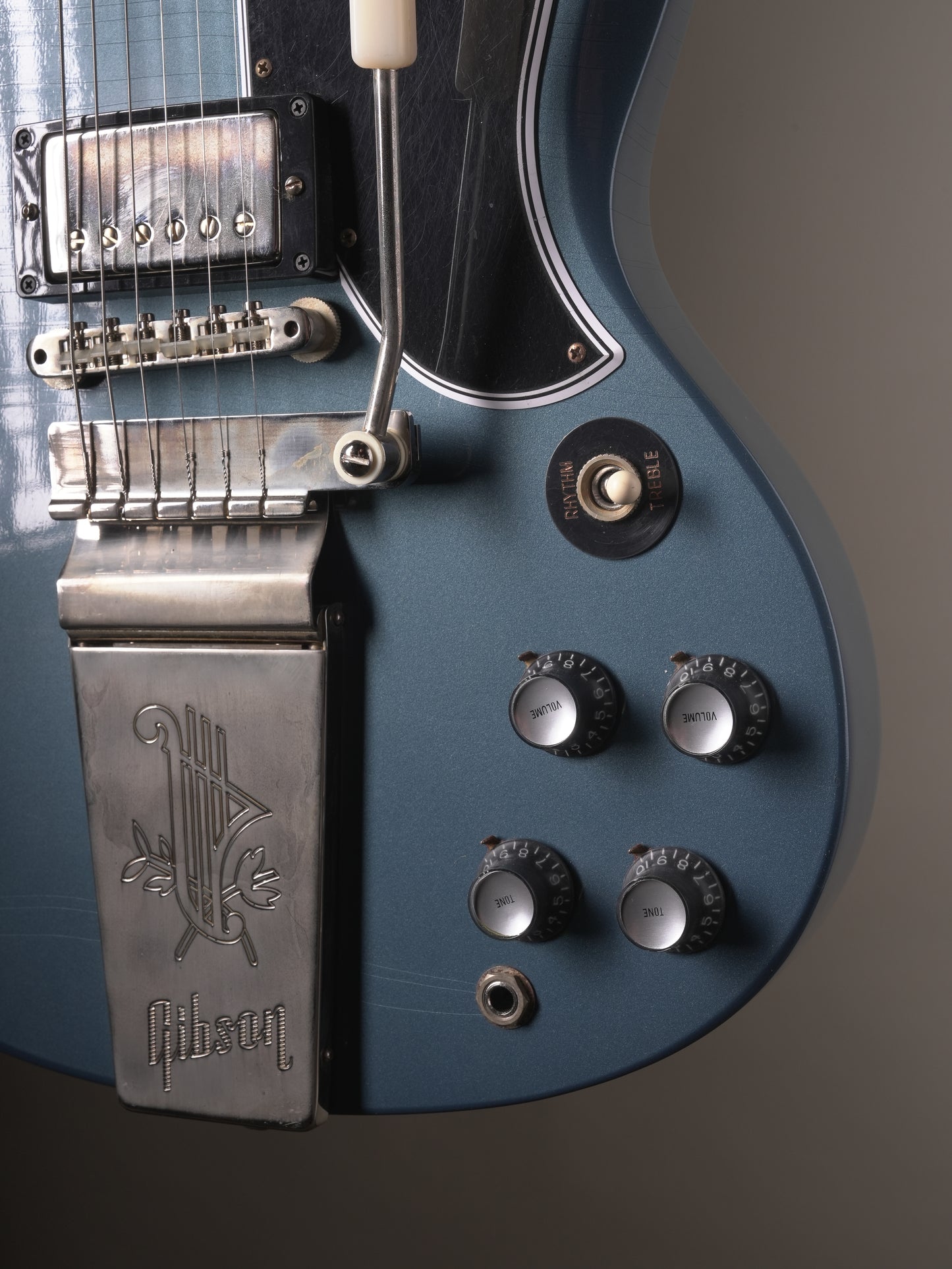 Gibson Custom Shop 1964 SG Standard Reissue - Pelham Blue Ultra Light Aged w. OHSC