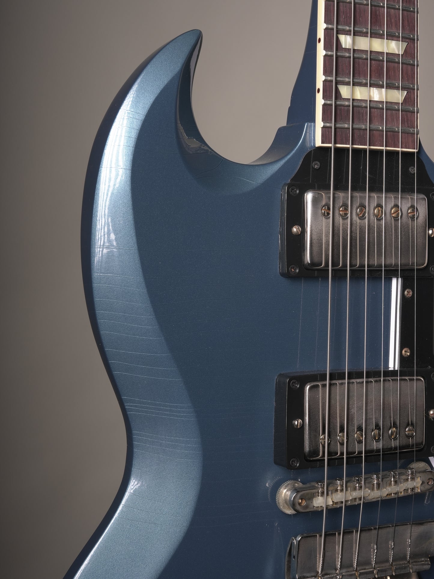 Gibson Custom Shop 1964 SG Standard Reissue - Pelham Blue Ultra Light Aged w. OHSC