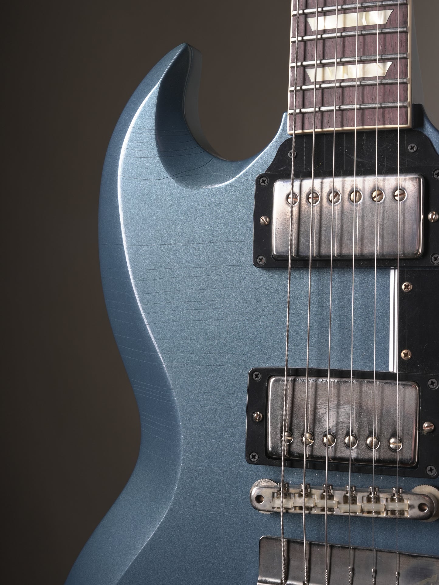 Gibson Custom Shop 1964 SG Standard Reissue - Pelham Blue Ultra Light Aged w. OHSC