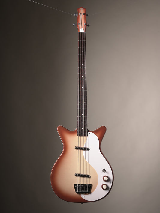 Danelectro '59DC Long Scale Electric Bass - Copper Burst