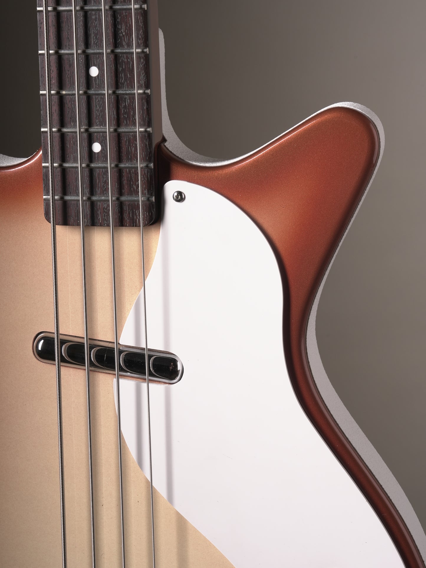 Danelectro '59DC Long Scale Electric Bass - Copper Burst
