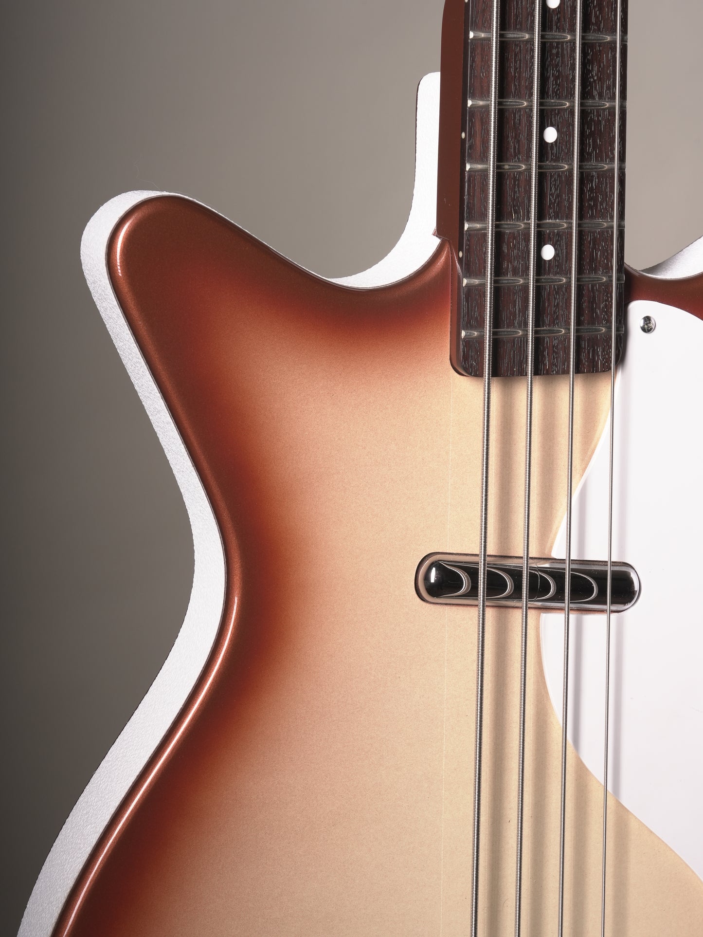 Danelectro '59DC Long Scale Electric Bass - Copper Burst