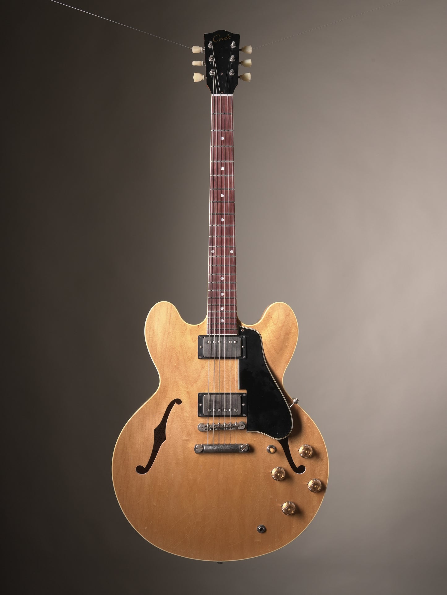 Creek Guitars CTF-1959 Aged Semi-hollow Electric Guitar - Vintage Blonde w/ OHSC