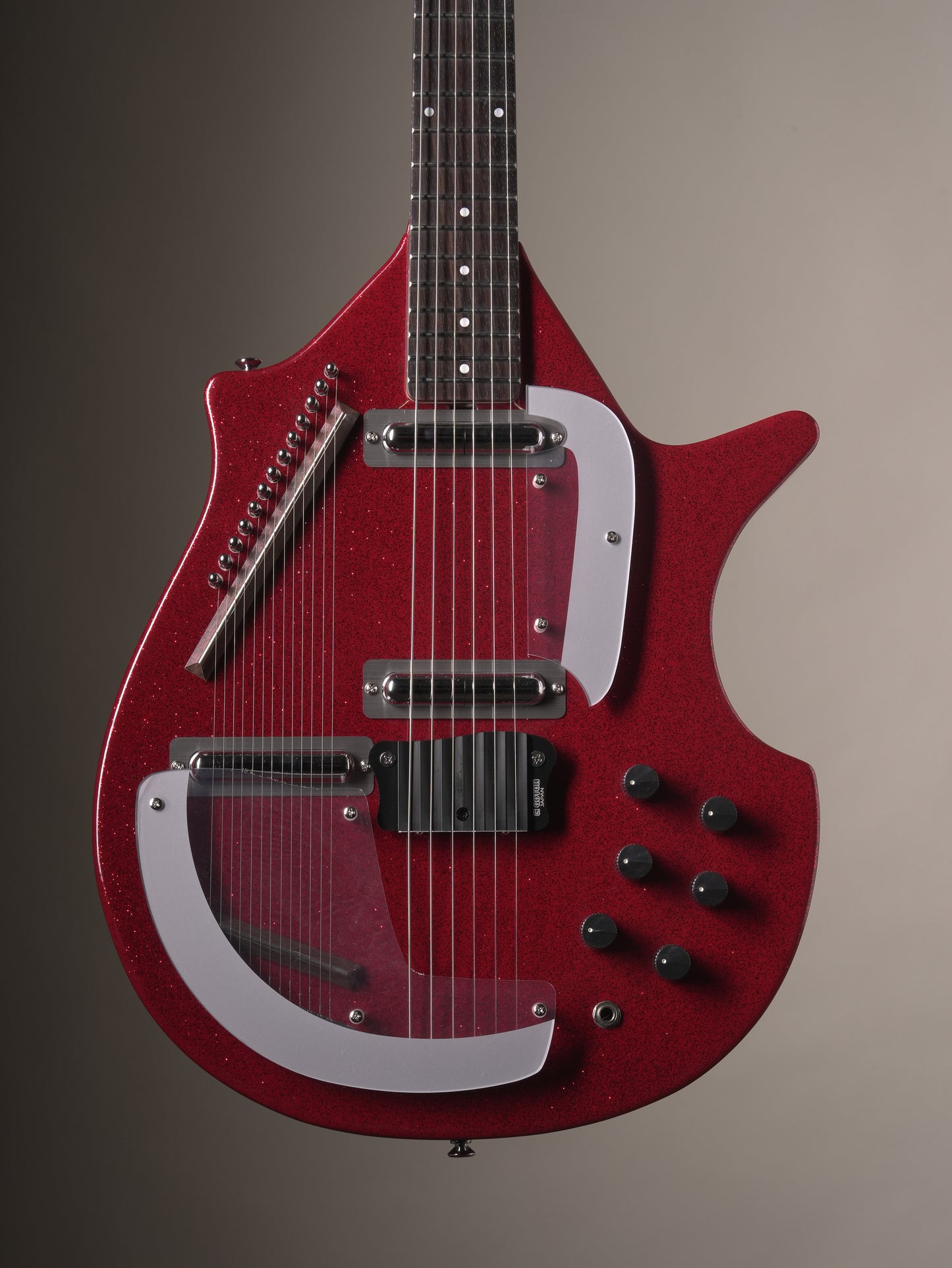 Danelectro Coral Sitar Electric Guitar - Red Flake