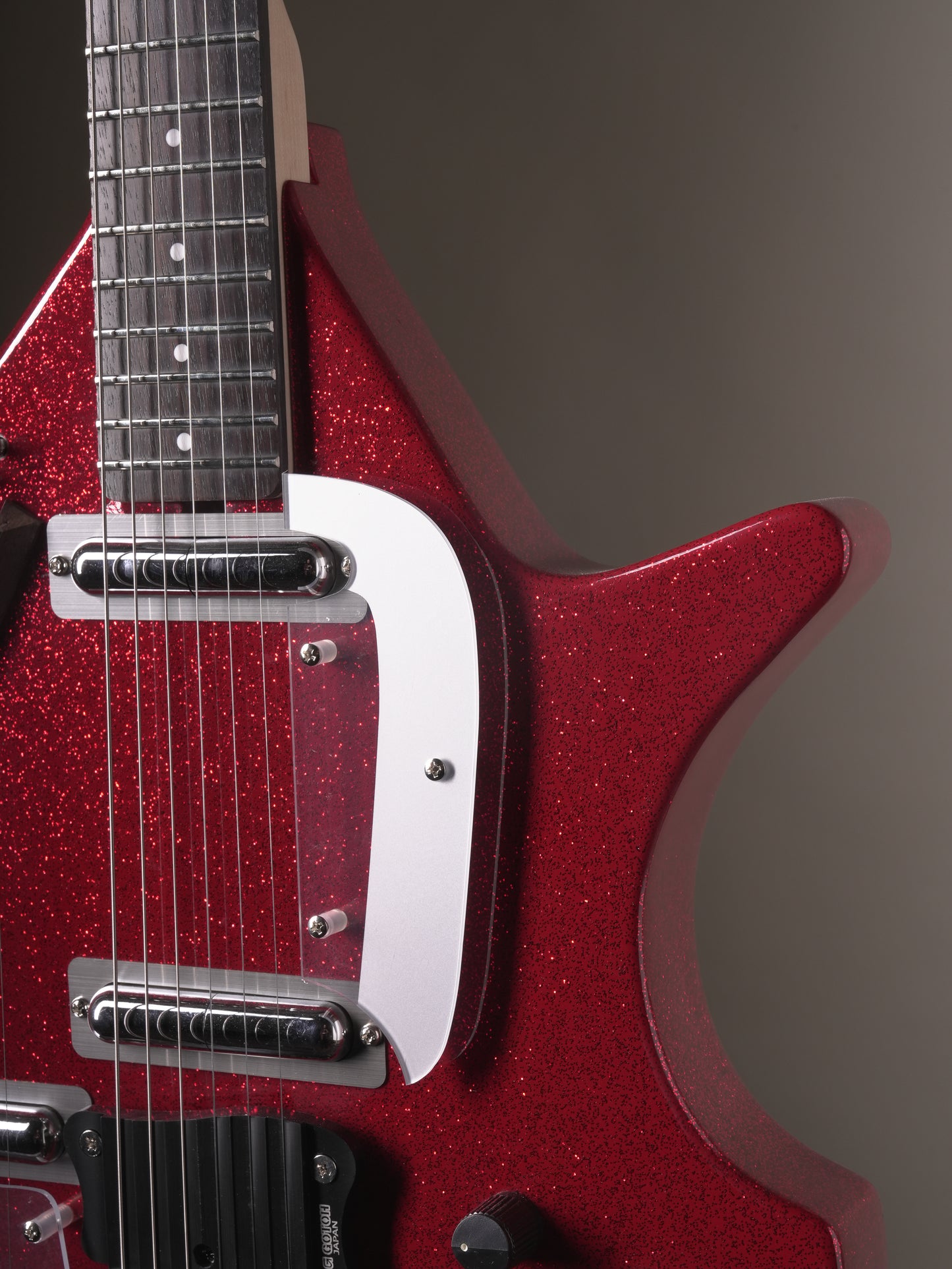 Danelectro Coral Sitar Electric Guitar - Red Flake