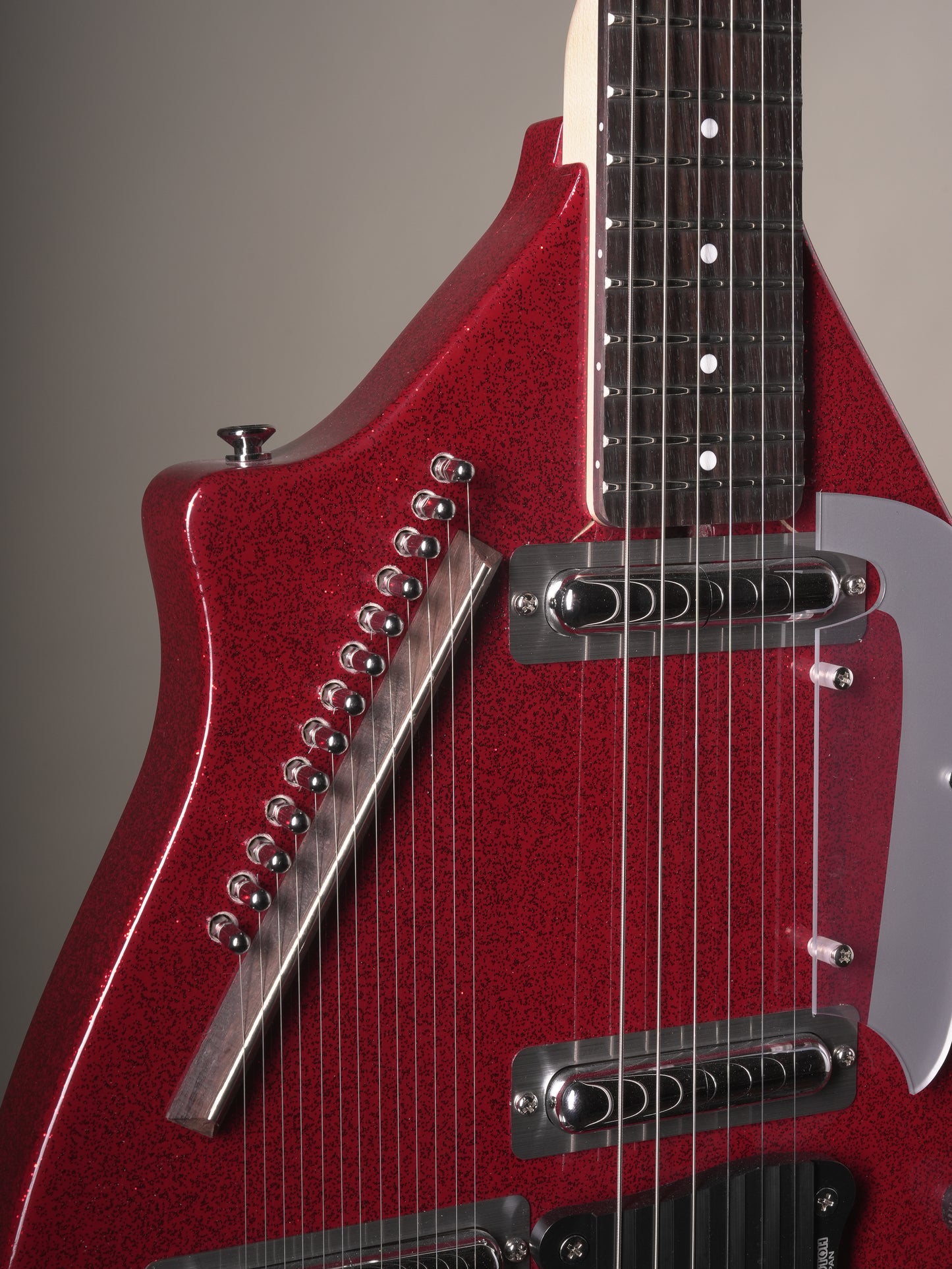 Danelectro Coral Sitar Electric Guitar - Red Flake