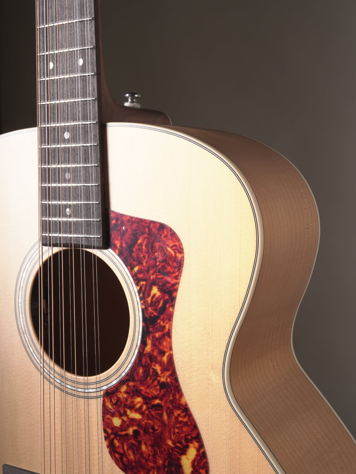 Guild F-2512E Maple Archback 12-string Acoustic Electric Guitar - Natural