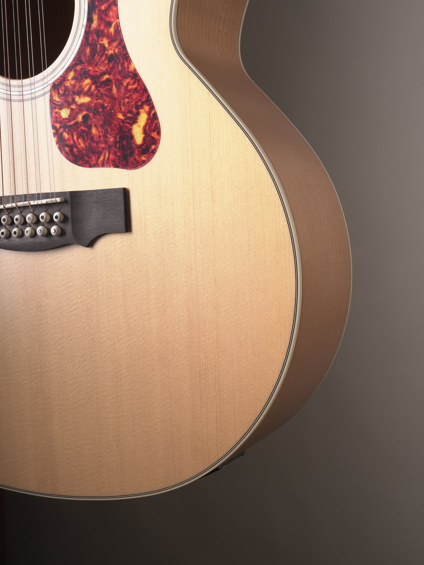 Guild F-2512E Maple Archback 12-string Acoustic Electric Guitar - Natural