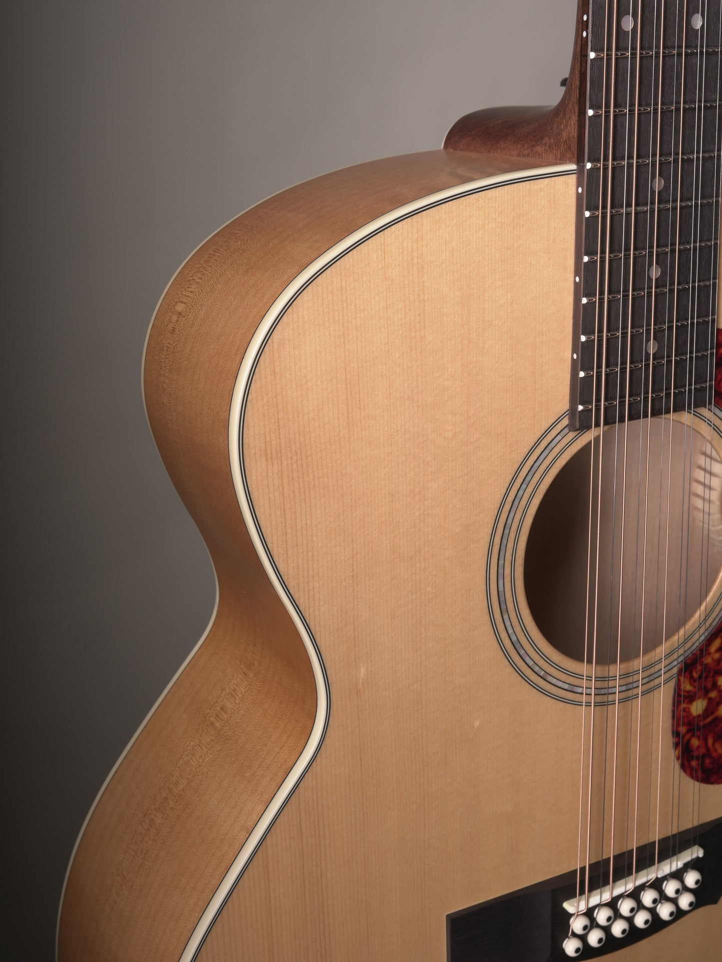 Guild F-2512E Maple Archback 12-string Acoustic Electric Guitar - Natural