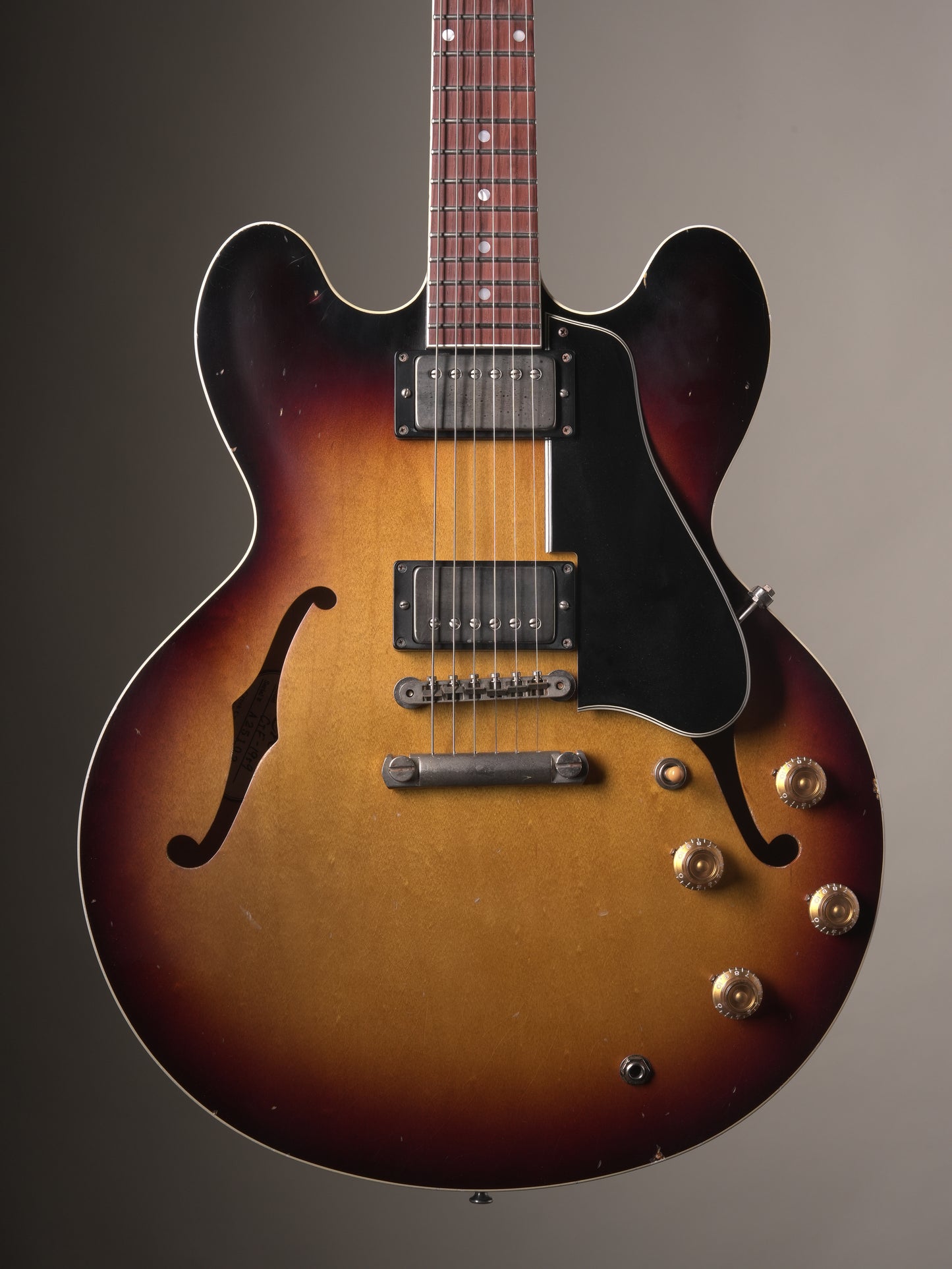 Creek Guitars CTF-1959 Aged Semi-hollow Electric Guitar - Sunburst w/ OHSC